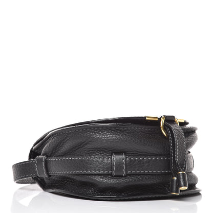 Chloe Calfskin Mini Marcie Round Crossbody Bag Black 4 of 12