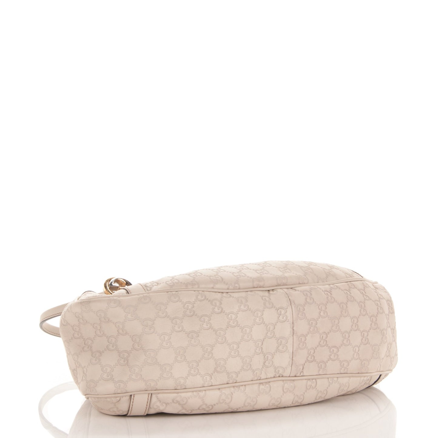 Guccissima Medium Twins Shoulder Bag Off White