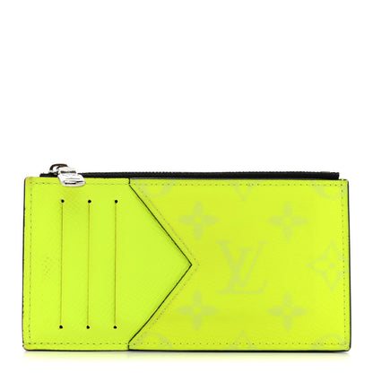 Louis Vuitton Taigarama Coin Card Holder Yellow 1 of 6