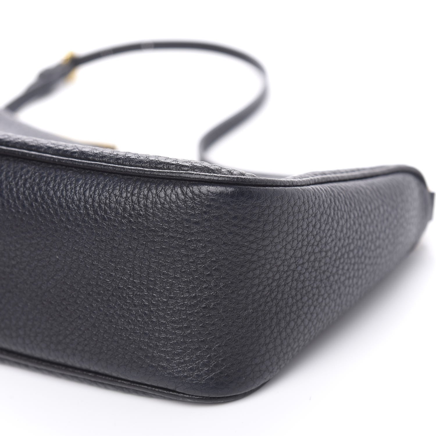 Prada Vitello Daino Pochette Bag Black 10 of 10