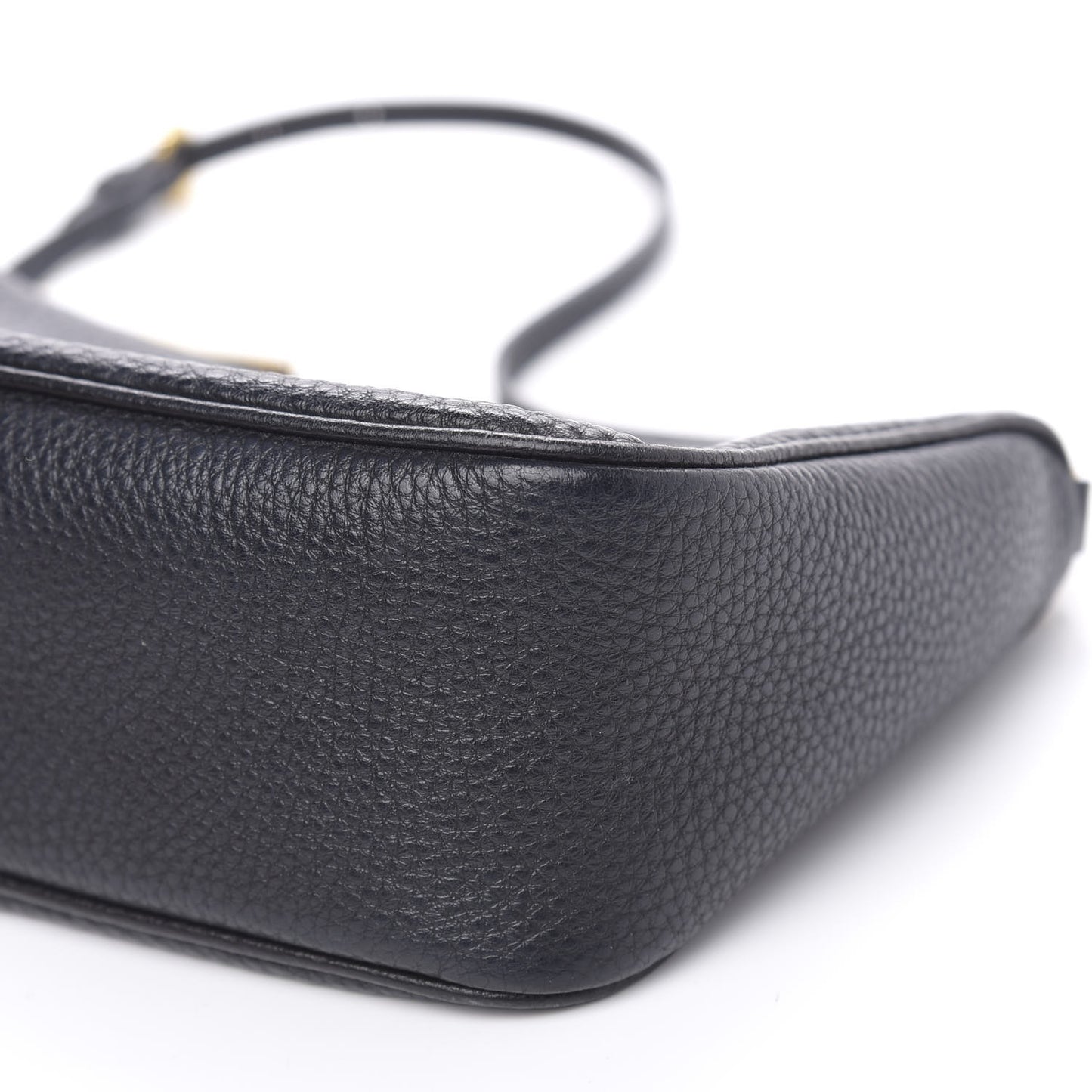 Vitello Daino Pochette Bag Black