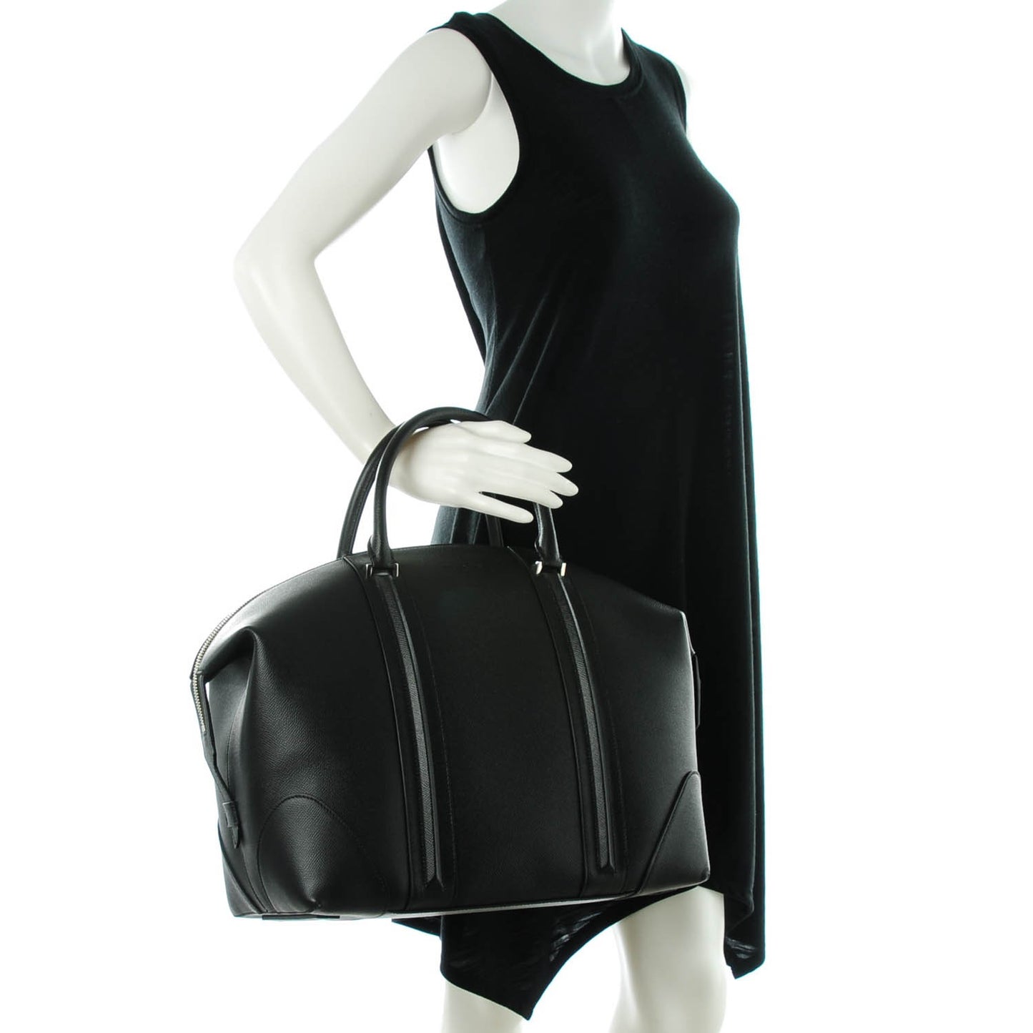 Grained Calfskin Small 24 Hour Tote Black