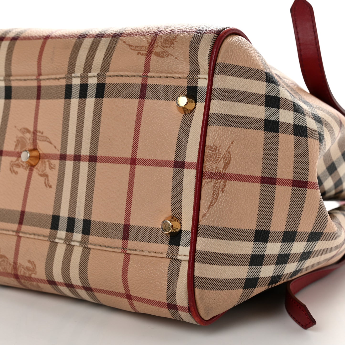 Haymarket Check Small Canterbury Tote Red