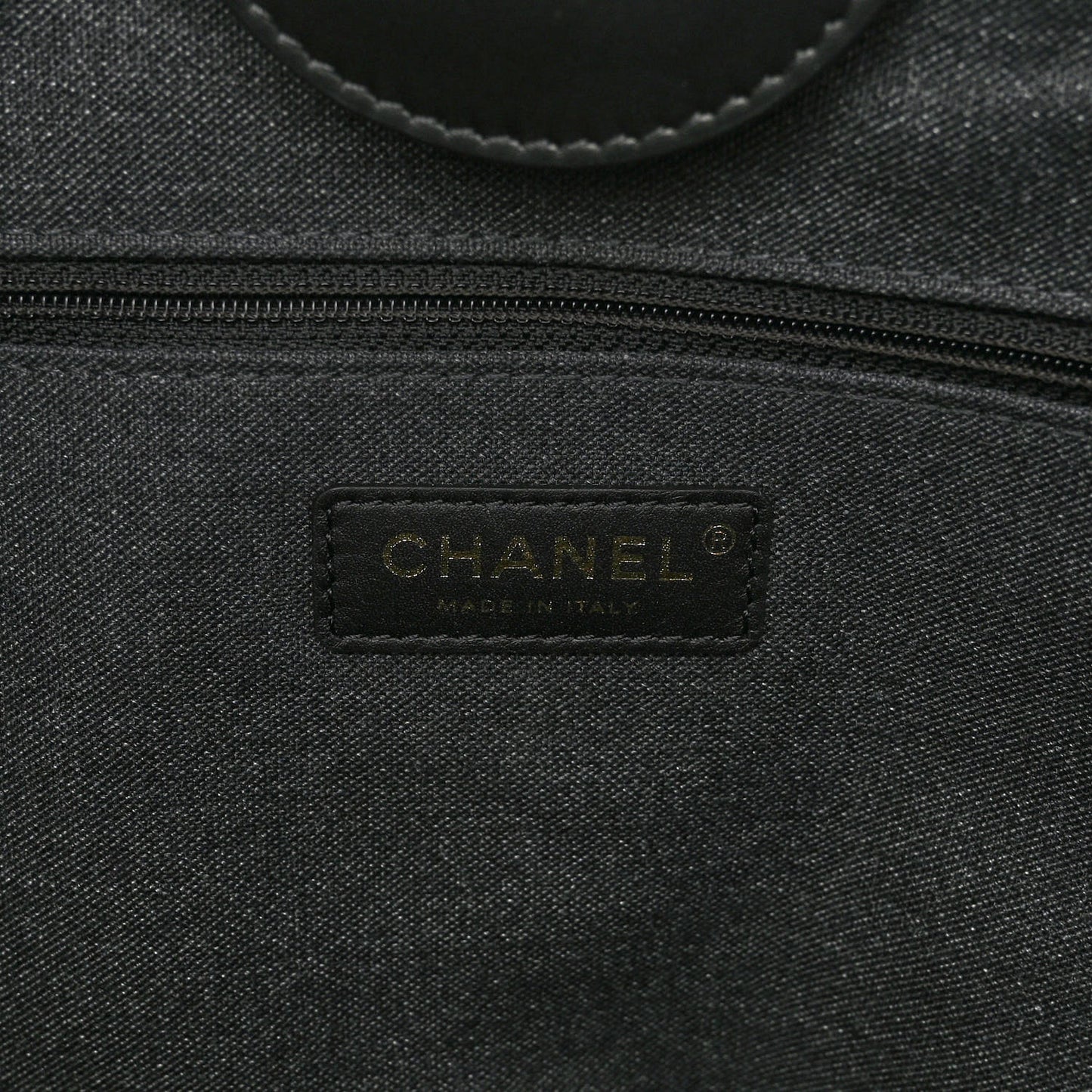 Calfskin Medium Deauville Tote Black