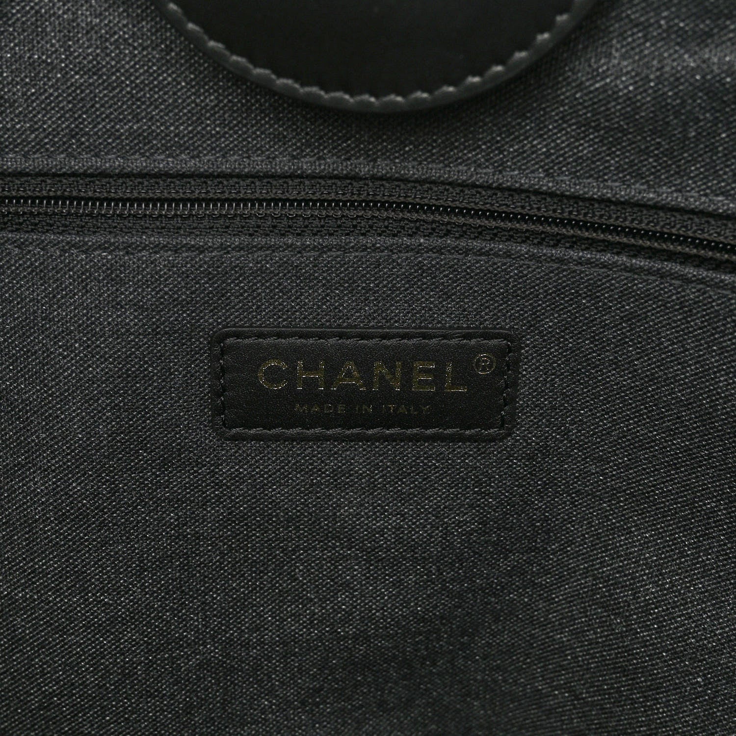 Chanel Calfskin Medium Deauville Tote Black 6 of 10