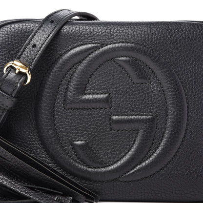 Gucci Pebbled Calfskin Small Soho Disco Bag Black 10 of 10