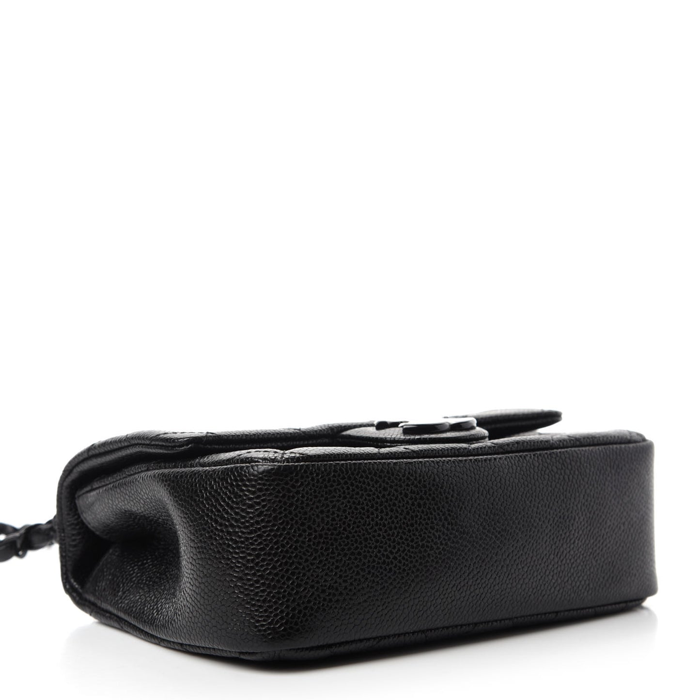 Caviar Quilted Incognito Mini Square Flap Black