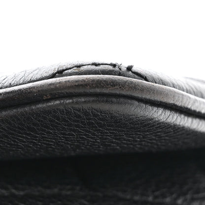 Chanel Grained Calfskin Quilted Medium Casual Rock Flap Black 12 of 13
