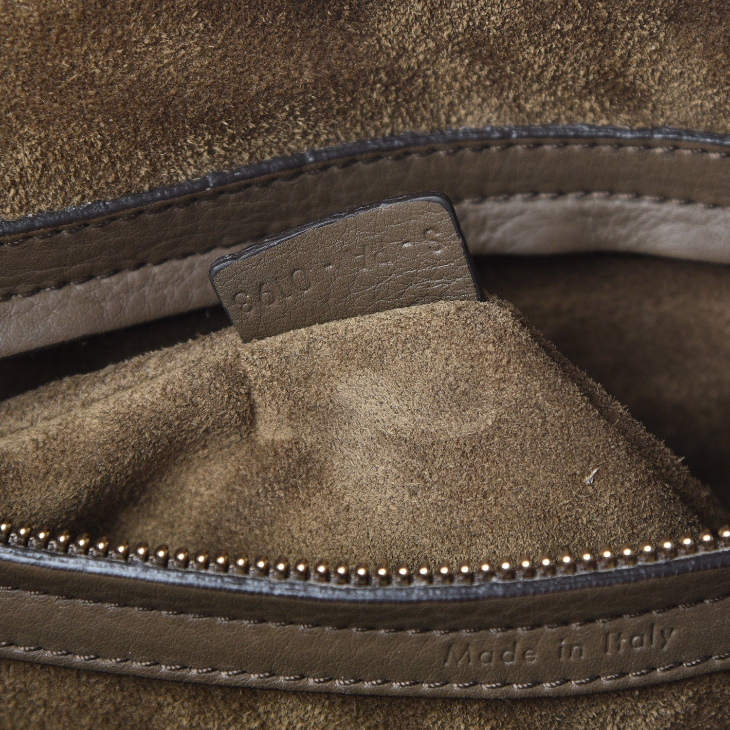 Celine Supple Calfskin Medium Phantom Luggage Khaki 7 of 12