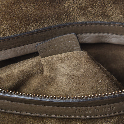 Celine Supple Calfskin Medium Phantom Luggage Khaki 7 of 12