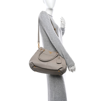 Prada Vitello Daino Tote Pomice 2 of 9