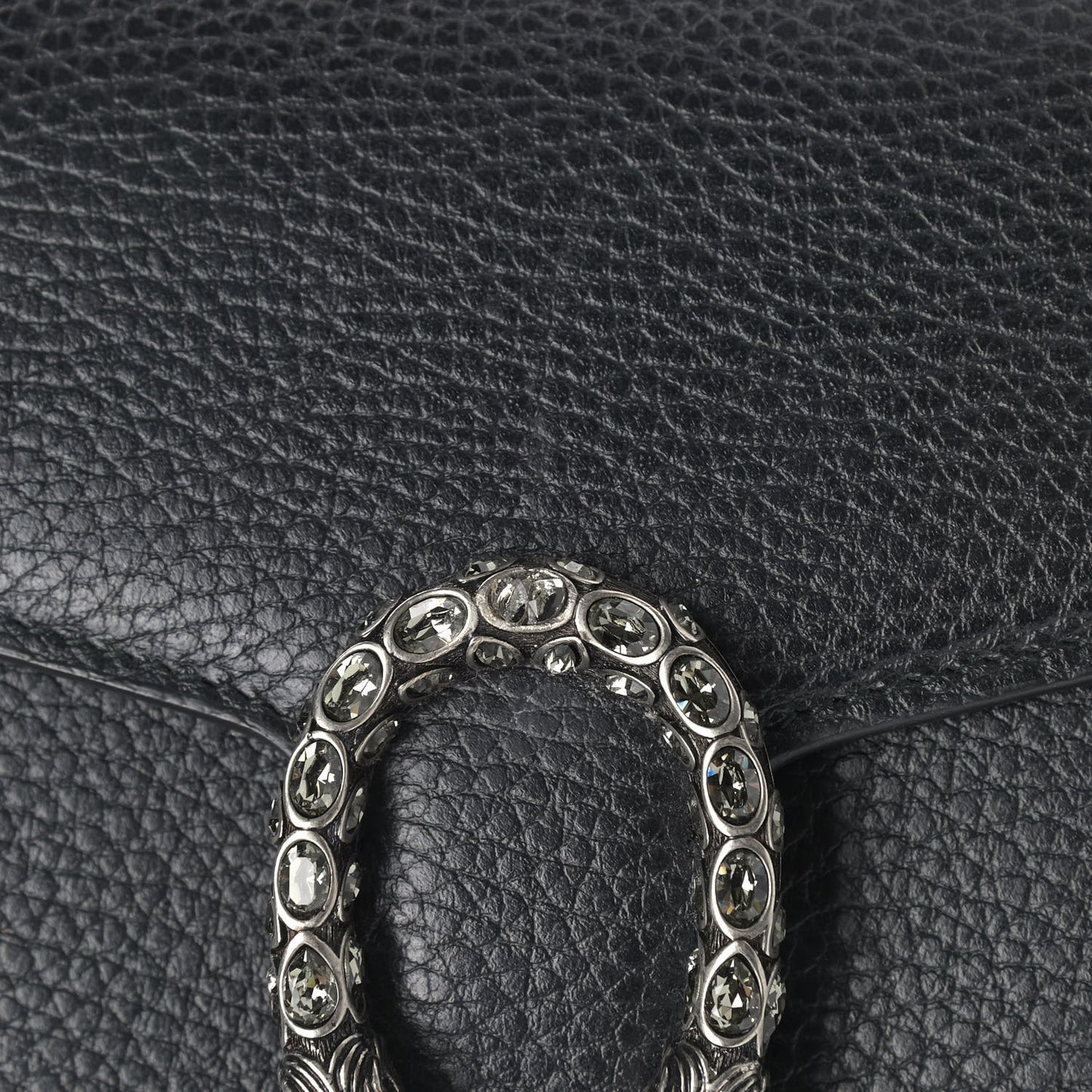 Calfskin Mini Dionysus Chain Wallet Black