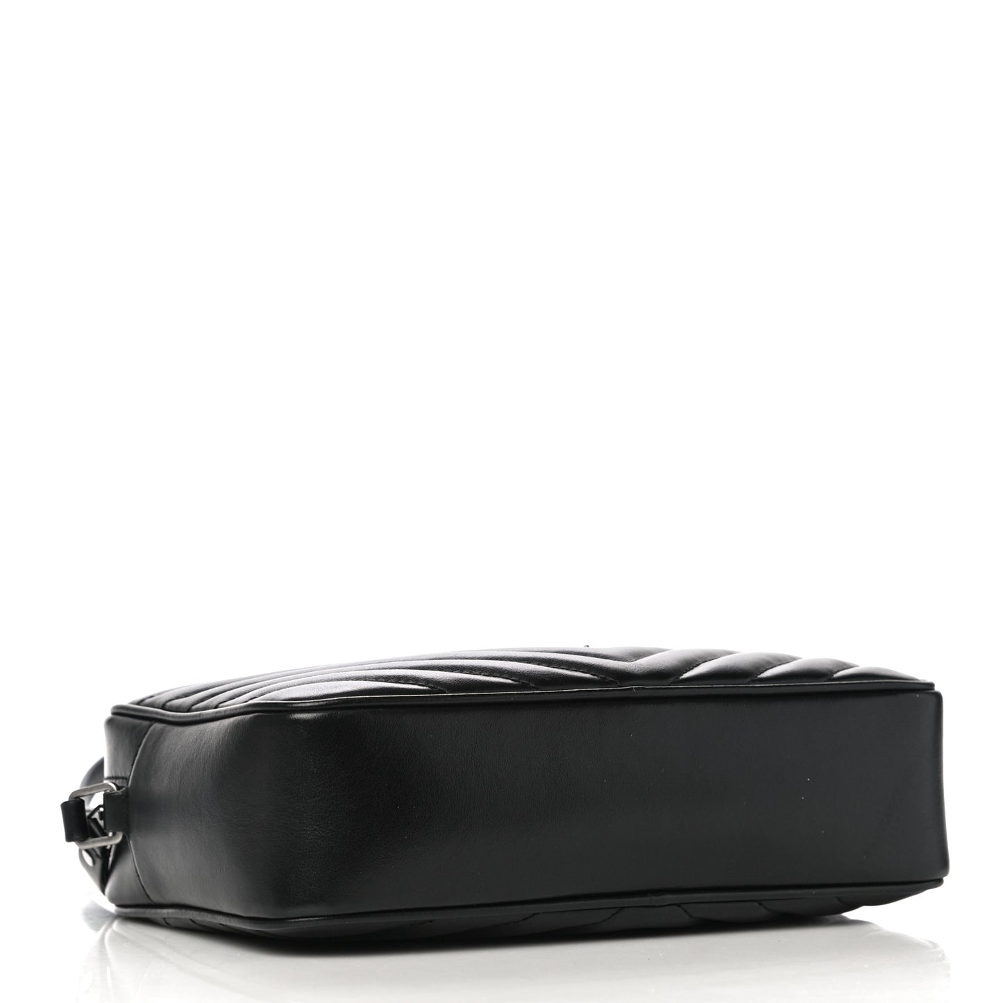 Calfskin Matelasse Monogram Lou Camera Bag Black