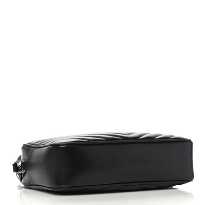 Saint Laurent Calfskin Matelasse Monogram Lou Camera Bag Black 4 of 10