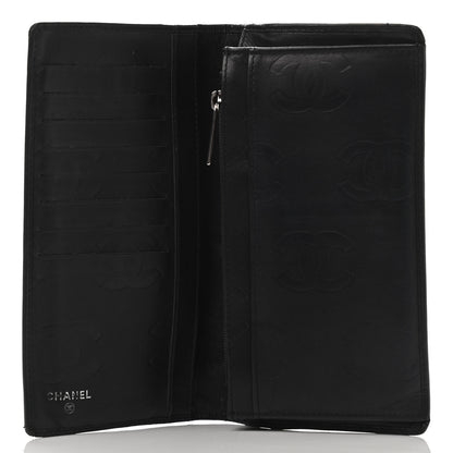 Chanel Calfskin Quilted Cambon Yen Wallet Black 4 of 6