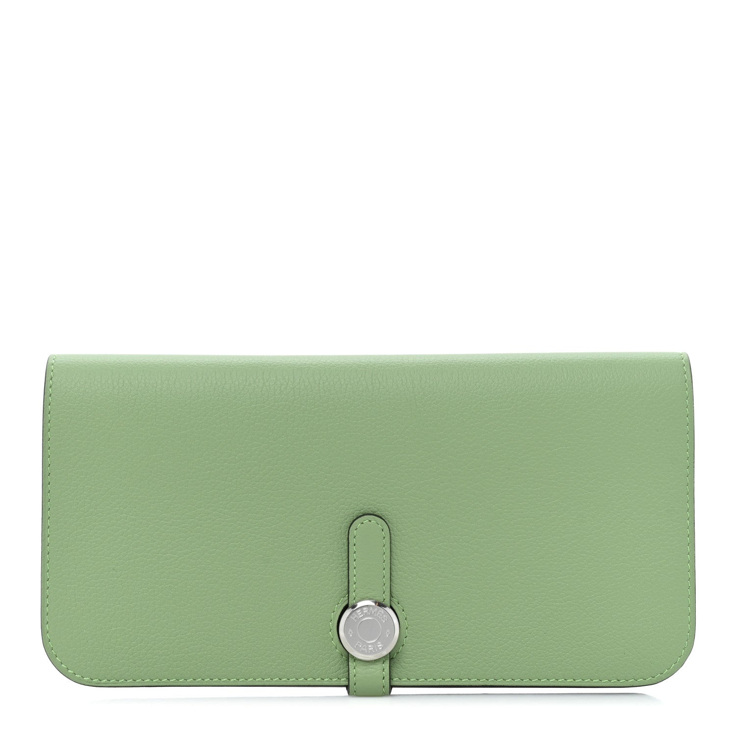 Hermes Togo Dogon Recto Verso Wallet Vert Criquet 1 of 9