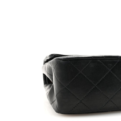 Chanel Lambskin Quilted Small Double Flap Black 10 of 11
