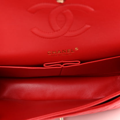 Chanel Caviar Quilted Medium Double Flap Red 6 of 10