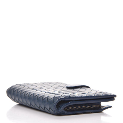 Bottega Veneta Nappa Intrecciato Continental Wallet Baltic Blue 4 of 10