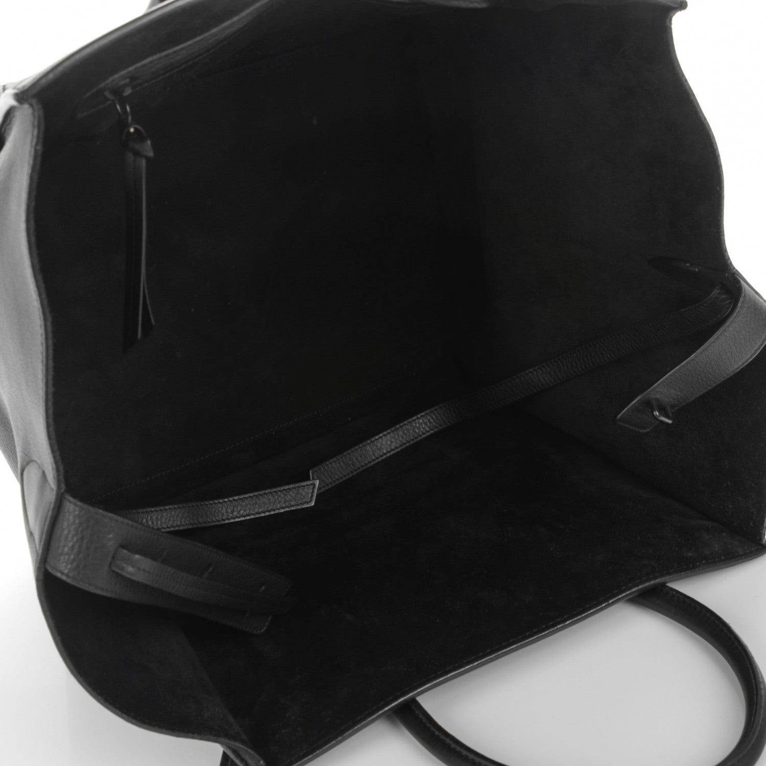 Celine Supple Calfskin Medium Phantom Luggage Black 5 of 7
