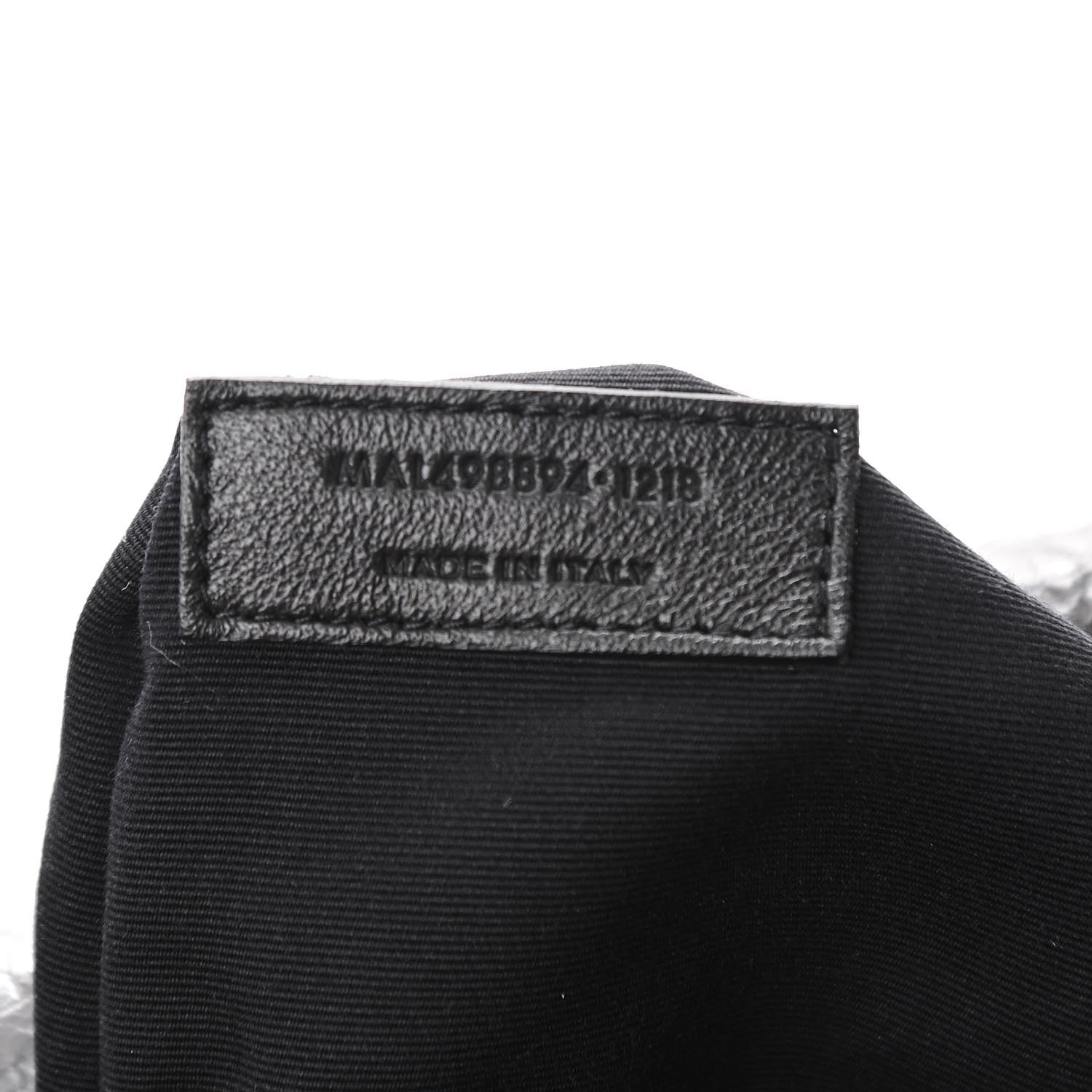 Saint Laurent Crinkled Calfskin Matelasse Monogram Medium Niki Chain Satchel Storm 7 of 11