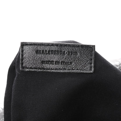Saint Laurent Crinkled Calfskin Matelasse Monogram Medium Niki Chain Satchel Storm 7 of 11