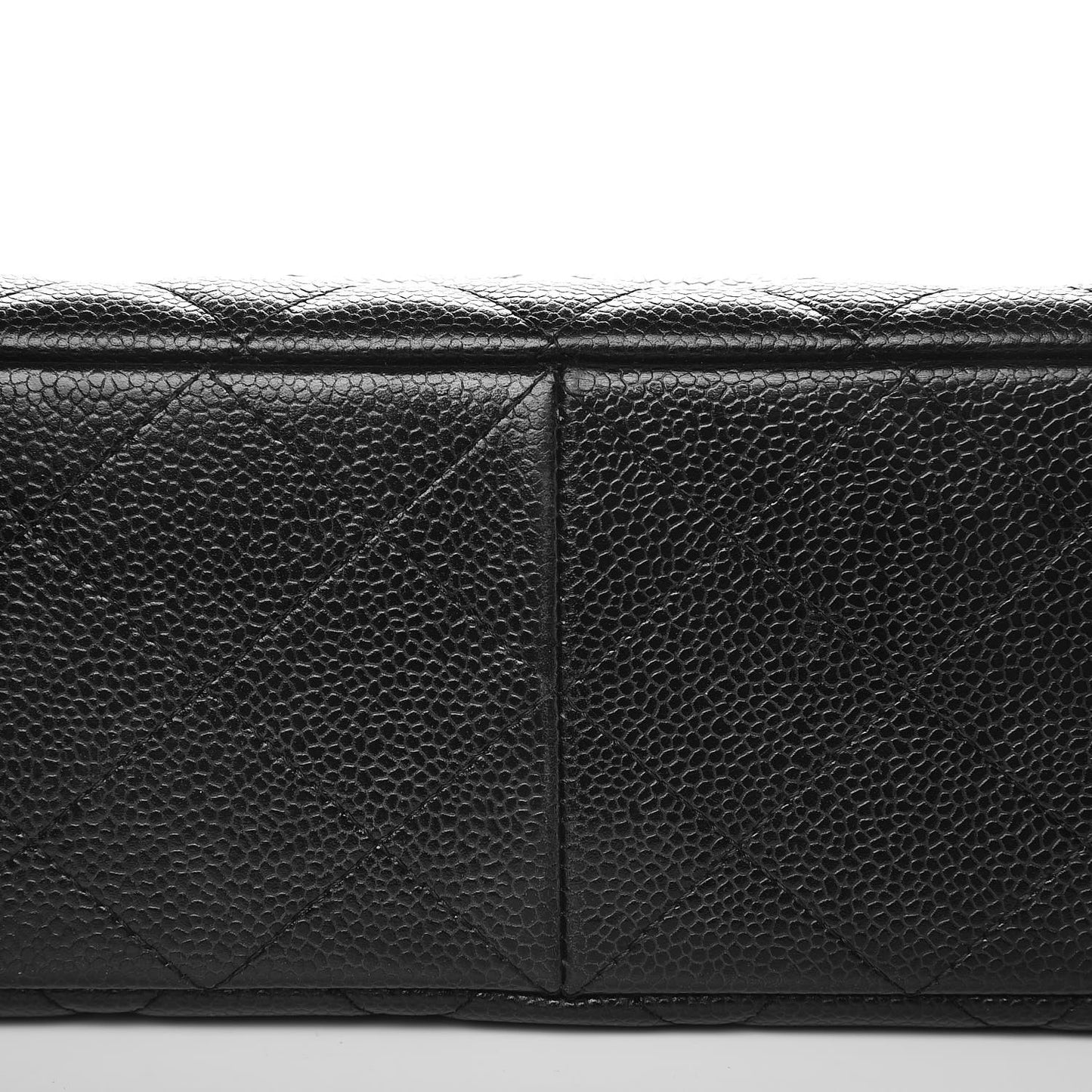 Caviar Quilted Jumbo Single Flap Black