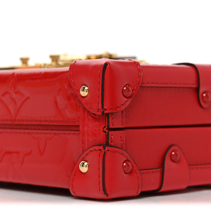 Louis Vuitton Vernis Petite Malle Red 9 of 9