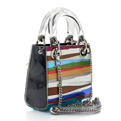 Christian Dior X WANG GUANGLE Technical Fabric Acrylic PVC Mini Lady Dior Multicolor 3 of 9