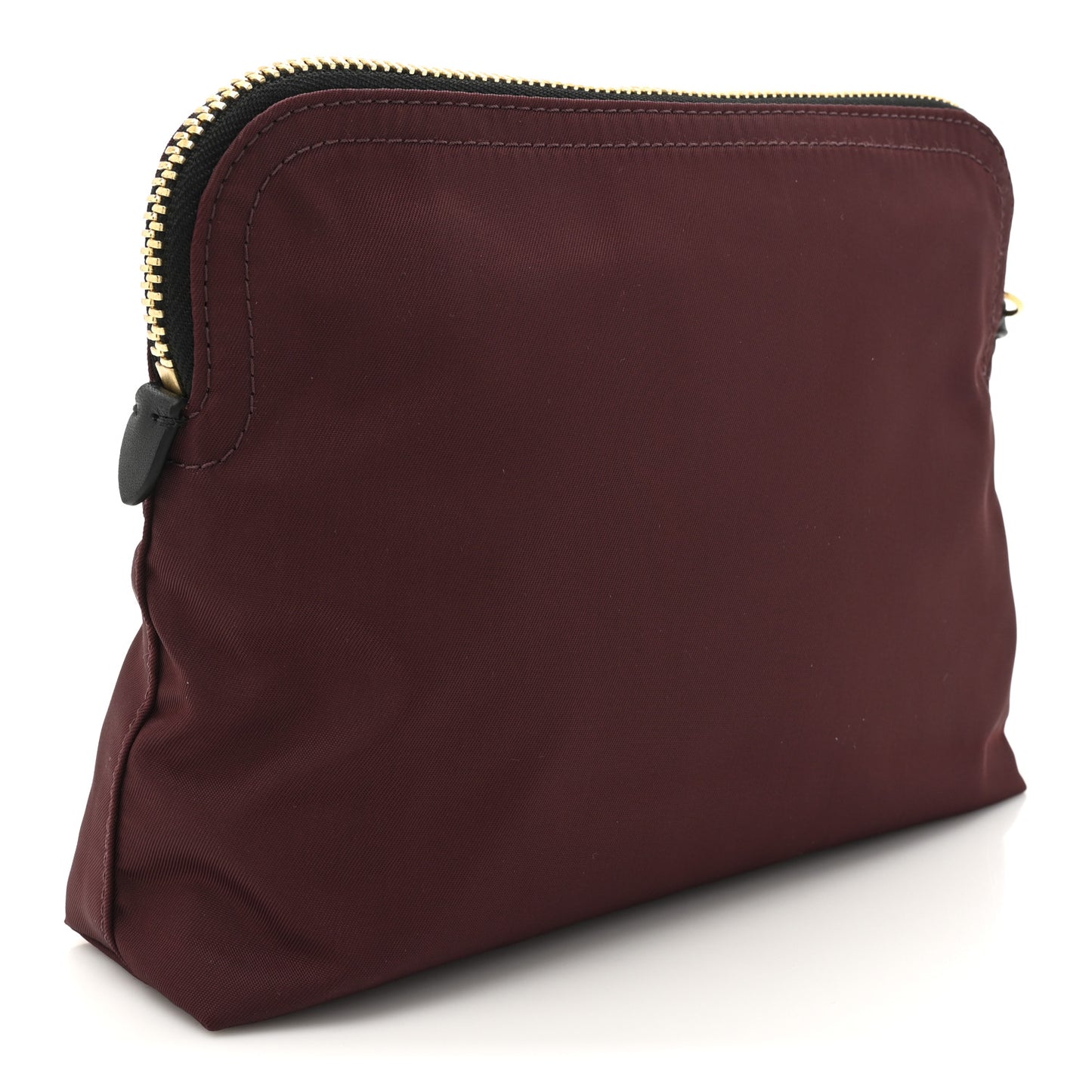 Nylon Top Pouch Burgundy
