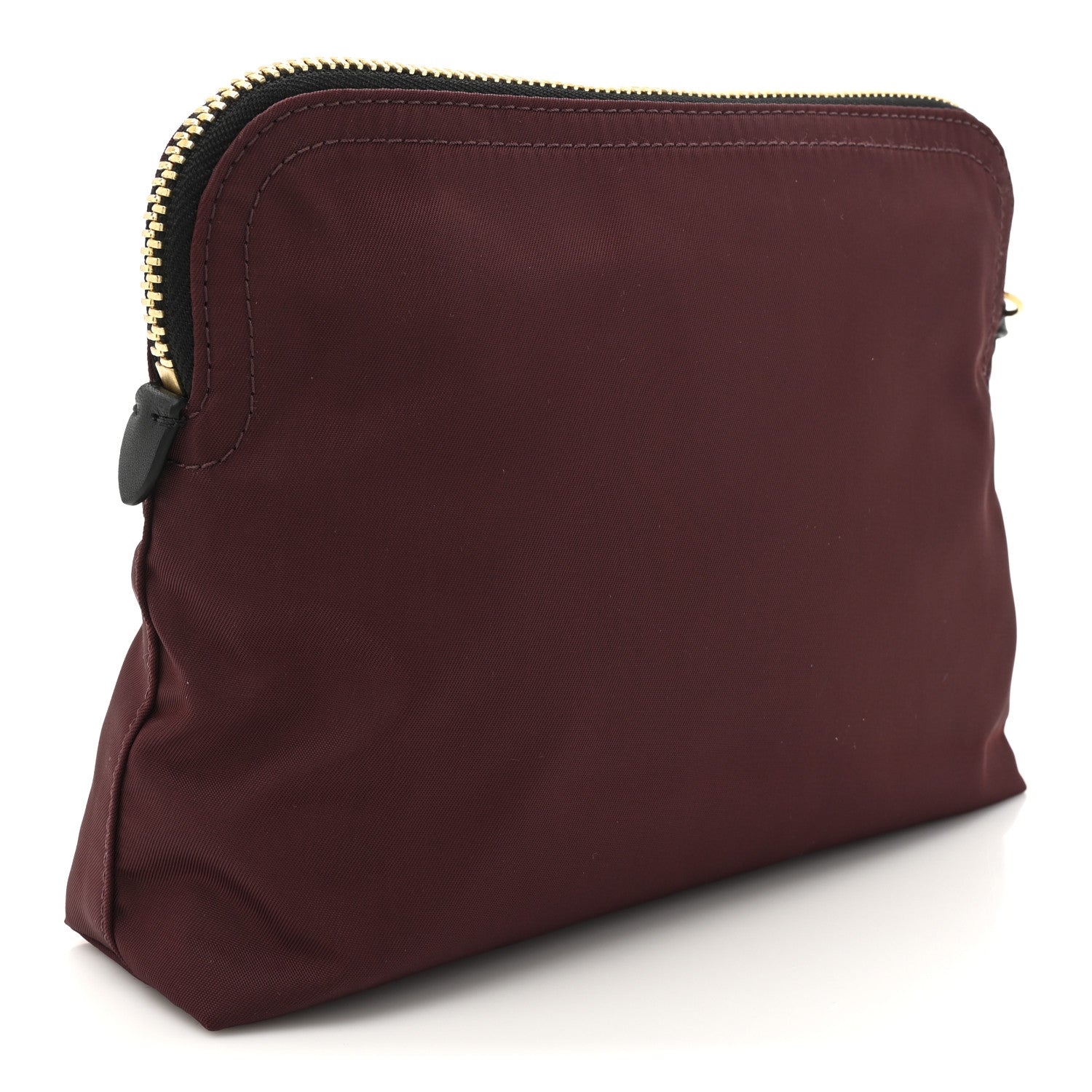 Burberry Nylon Top Pouch Burgundy 3 of 7