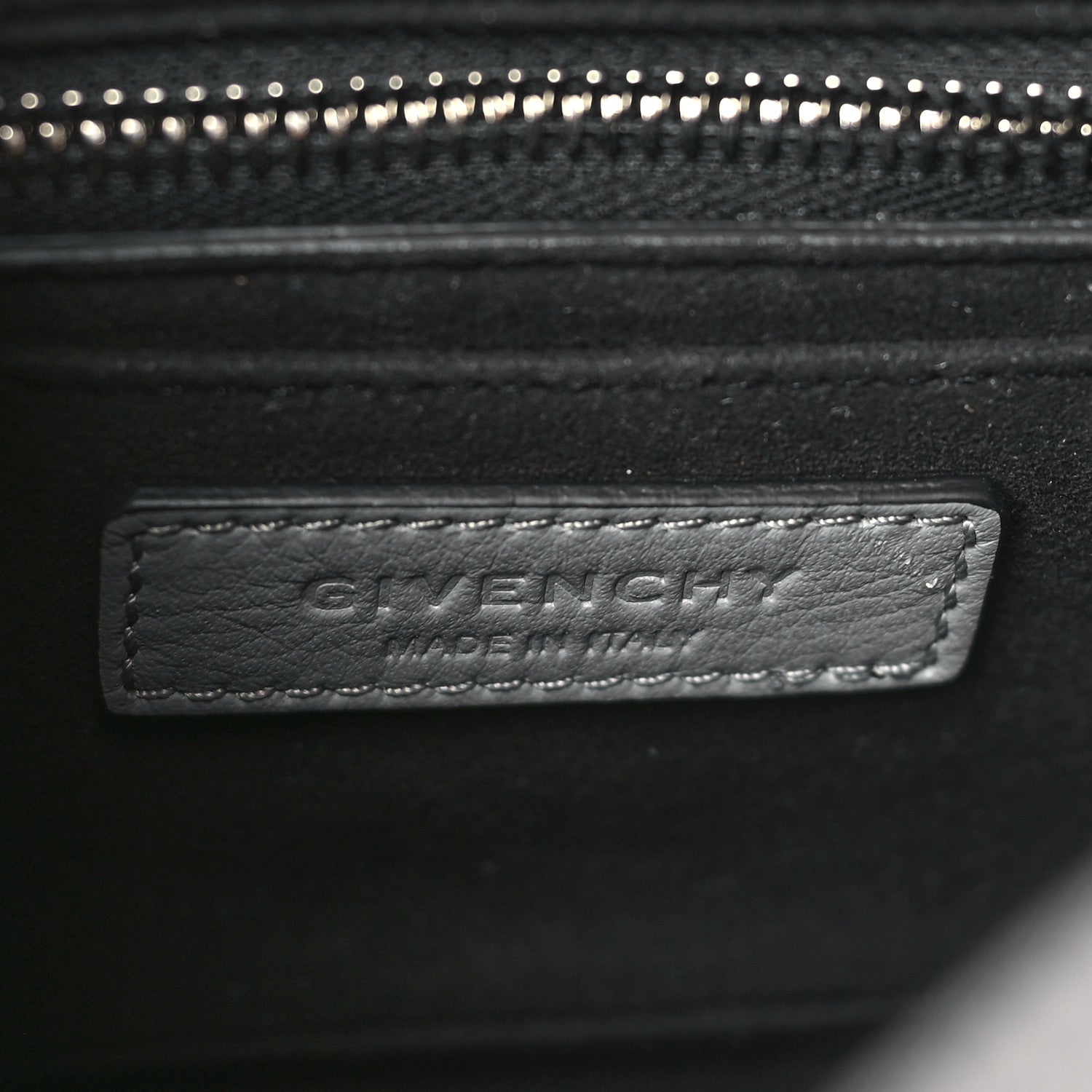 Givenchy Grained Calfskin Mini Shark Lock Satchel Grey 6 of 8