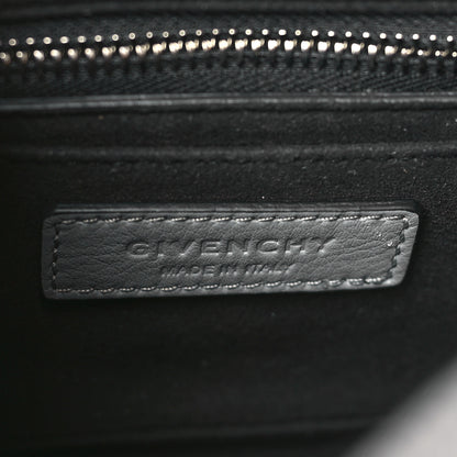 Givenchy Grained Calfskin Mini Shark Lock Satchel Grey 6 of 8