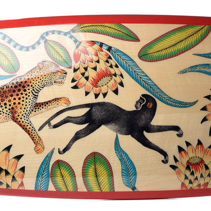 Hermes Resin Savana Dance Surfboard Rouge Vif Jaune 4 of 12