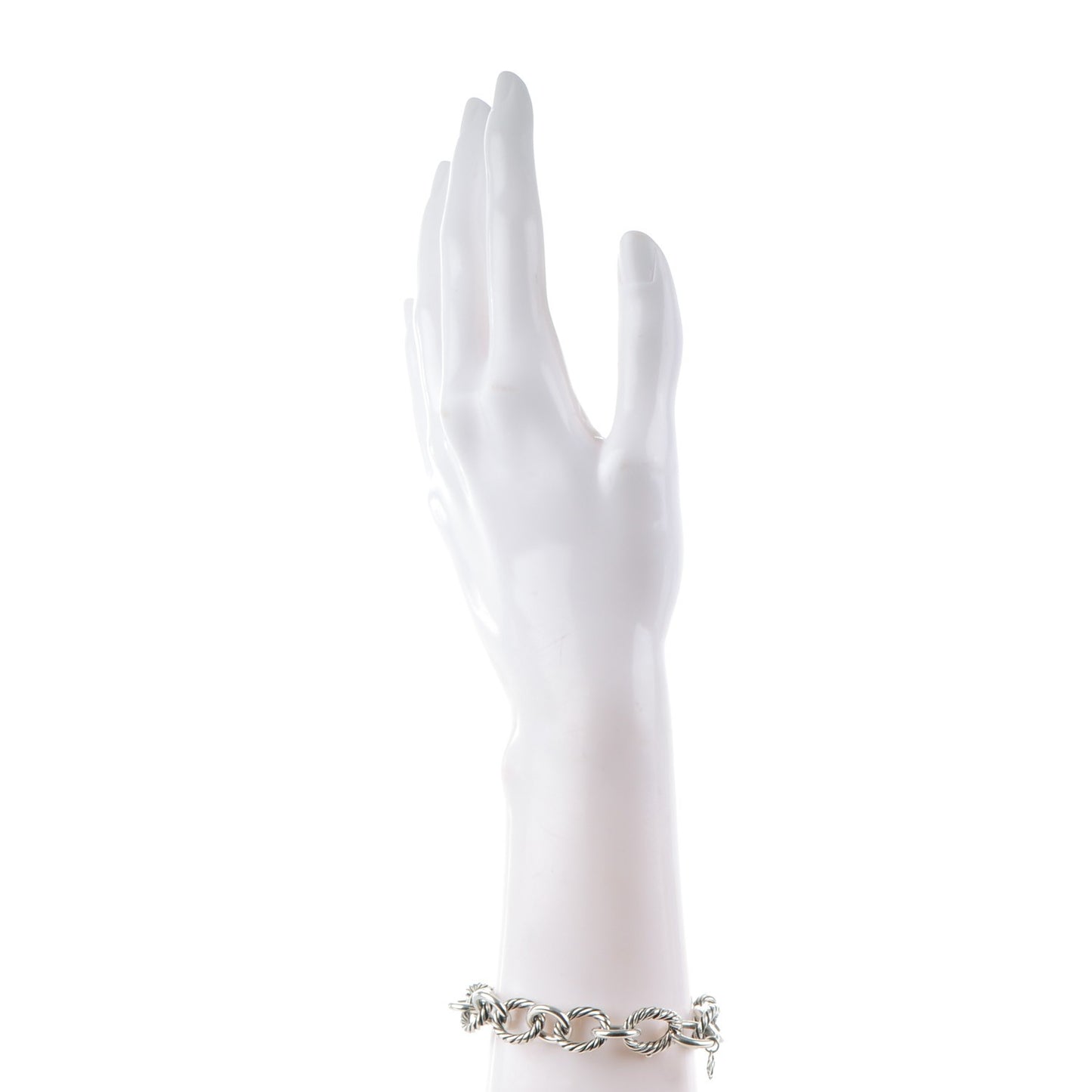 Sterling Silver 12mm Large Oval Link Bracelet