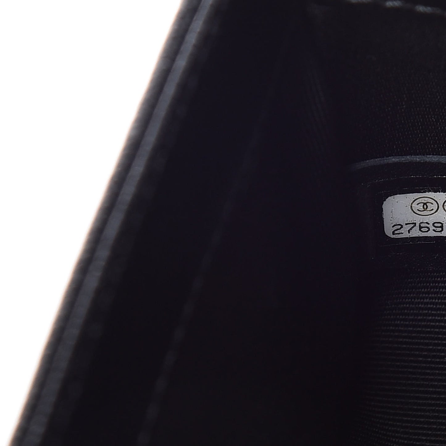 Caviar Quilted Small Boy Flap Black