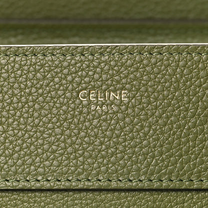 Celine Drummed Calfskin Micro Luggage Light Khaki 6 of 11