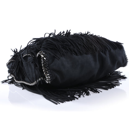 Stella McCartney Faux Suede Fringe Falabella Tote Black 4 of 6