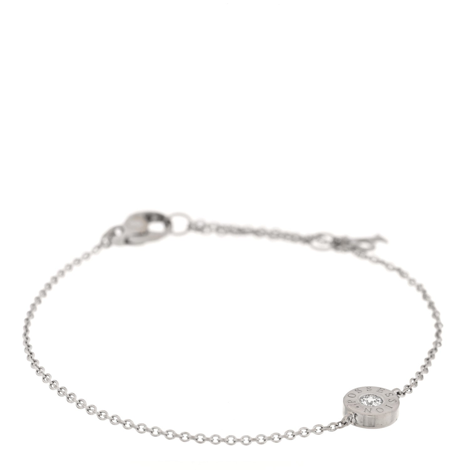 Piaget 18K White Gold Diamond Possession Station Bracelet 1 of 3