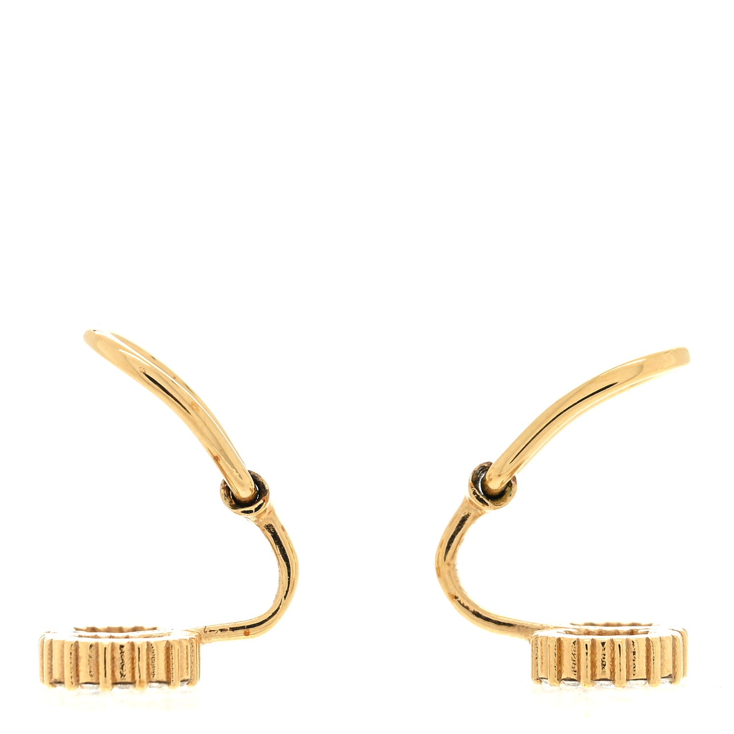 Crystal Clair D Lune Clip On Earrings Gold