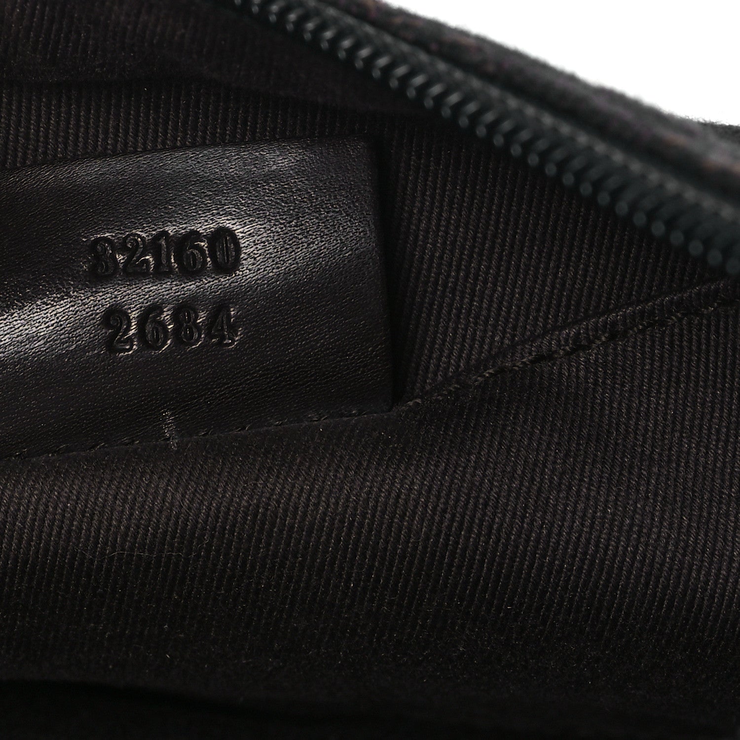 Gucci Denim Monogram Pochette Dark Brown 7 of 13