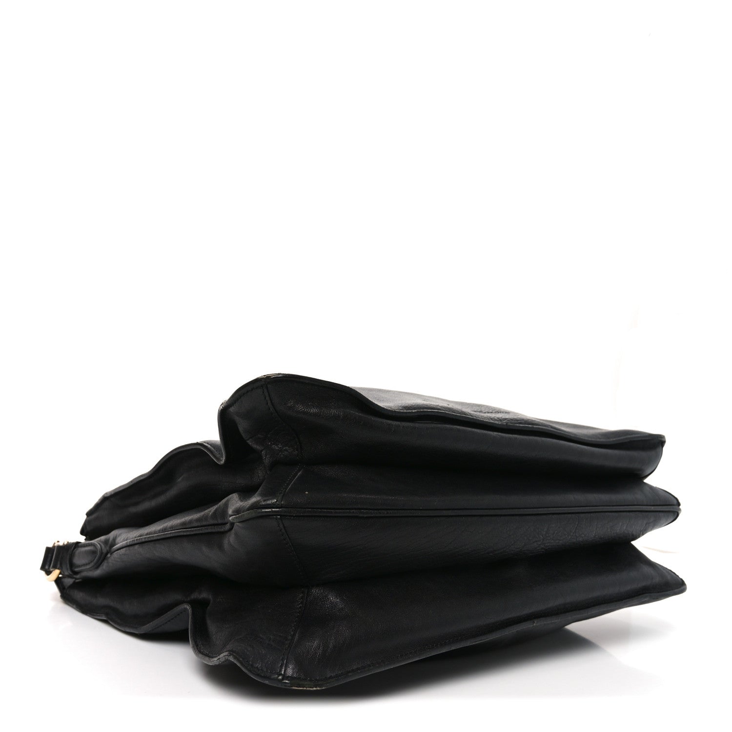 Salvatore Ferragamo Calfskin Chain Tote Black 4 of 10