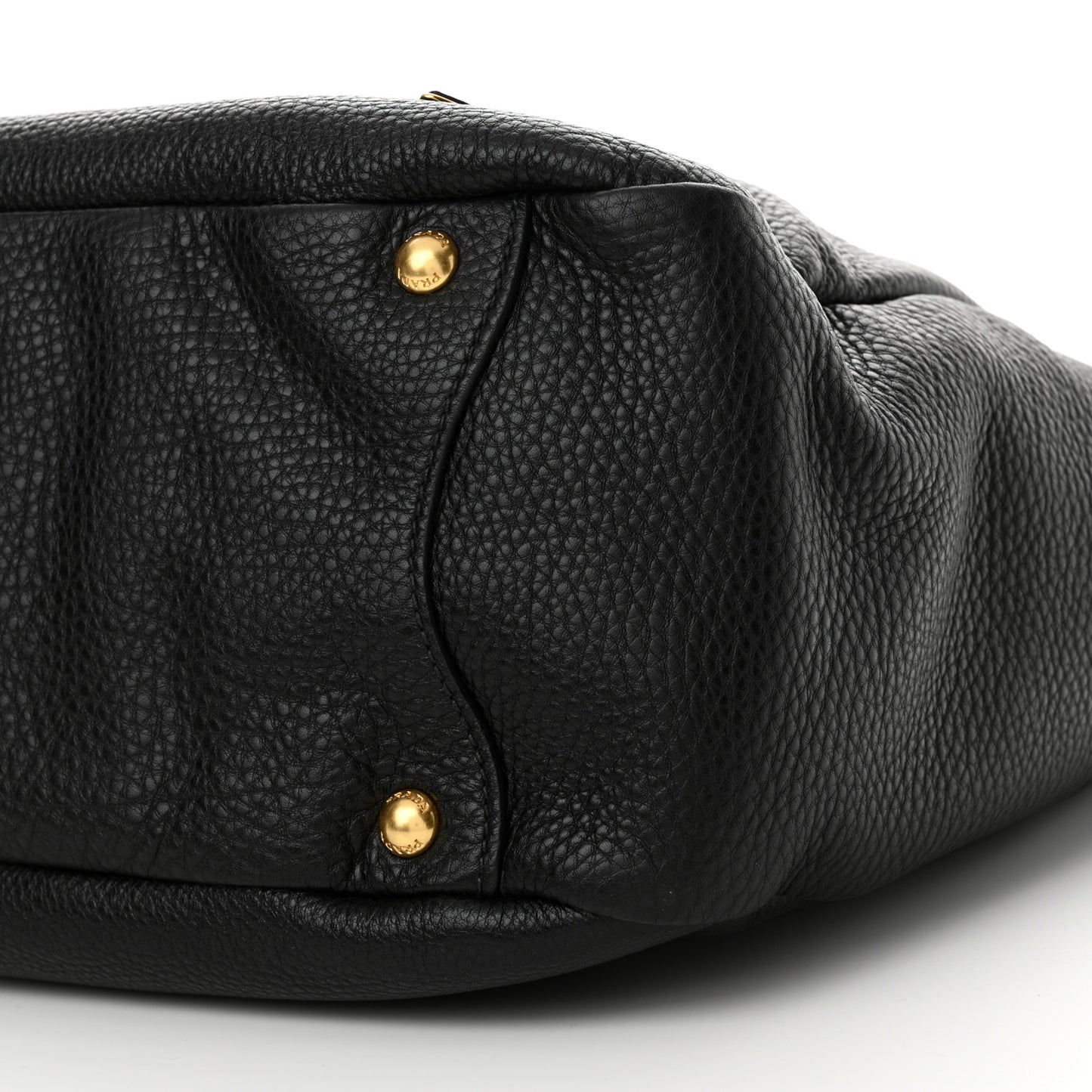 Vitello Daino Side Pocket Hobo Black