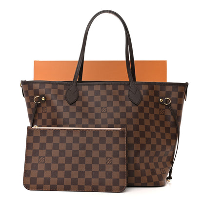 Louis Vuitton Damier Ebene Neo Neverfull MM Rose Ballerine 11 of 11