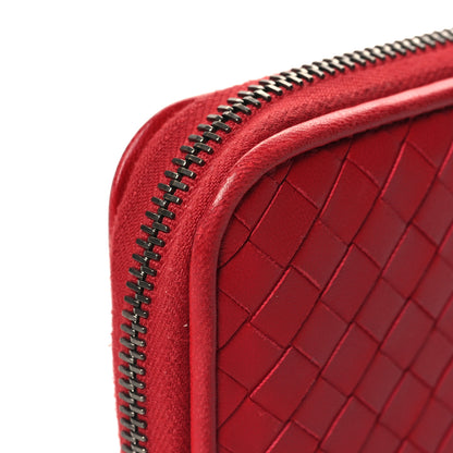 Bottega Veneta Nappa Intrecciato Zip Around Wallet Red 11 of 11
