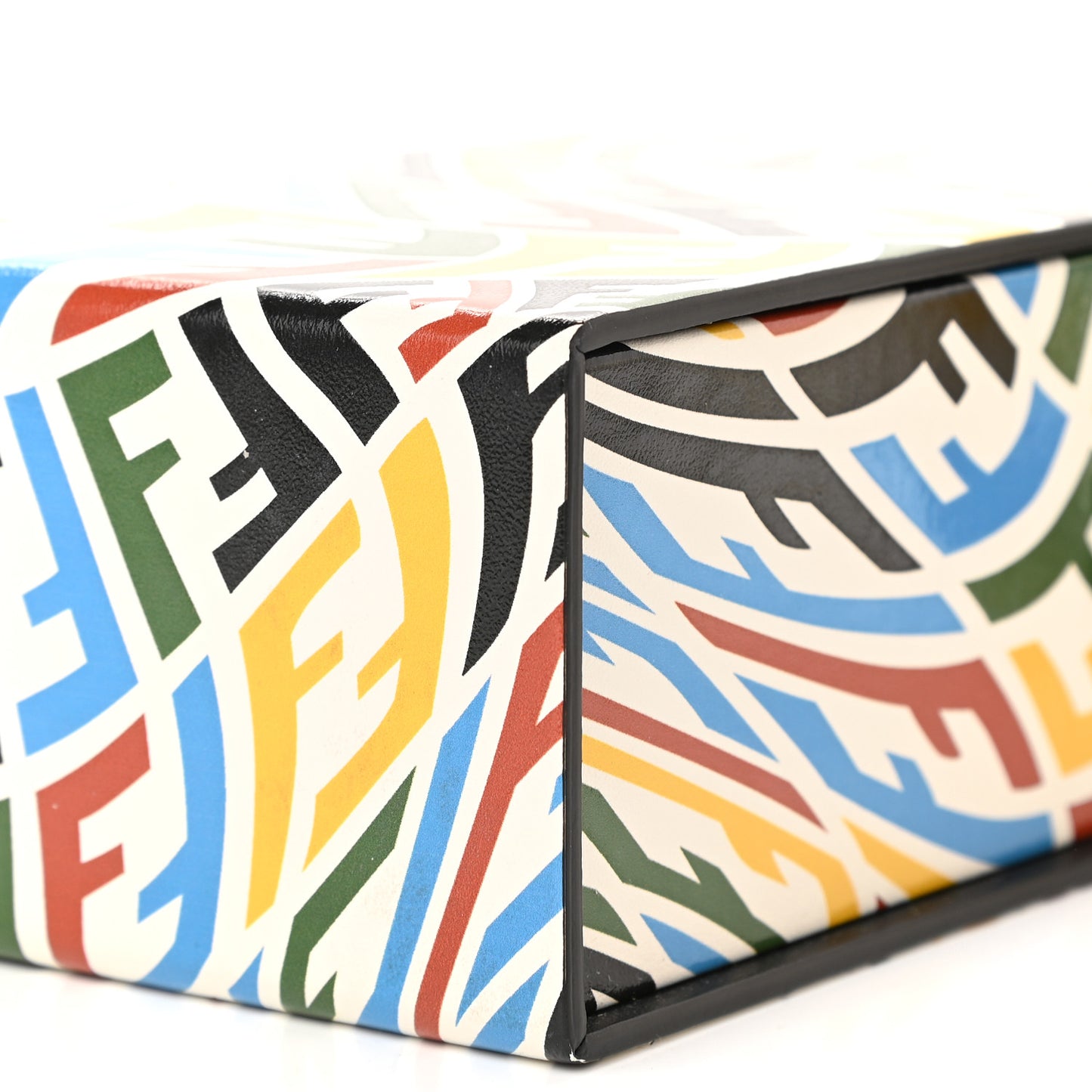 X SARAH COLEMAN Vitello Grace Light FF Vertigo Box Bag White Ice Multicolor