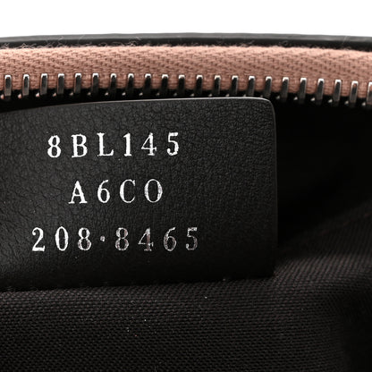 Fendi Vitello Dolce Bi-Color FF 1974 Embossed Mini By The Way Boston Bag Pink Black Maya 7 of 11