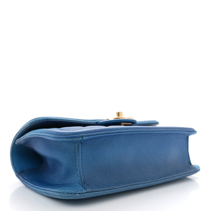 Chanel Caviar Quilted Small Sunset On The Sea Flap Blue 4 of 11