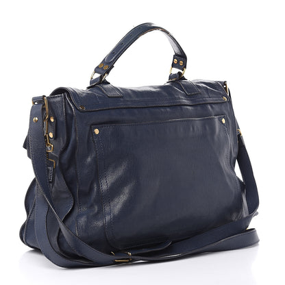 Proenza Schouler Lambskin PS1 Extra Large Satchel Indigo 3 of 19