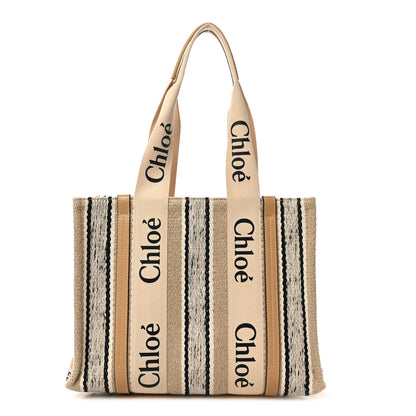 Chloe Knit Medium Woody Ribbon Tote Multicolor 1 of 10